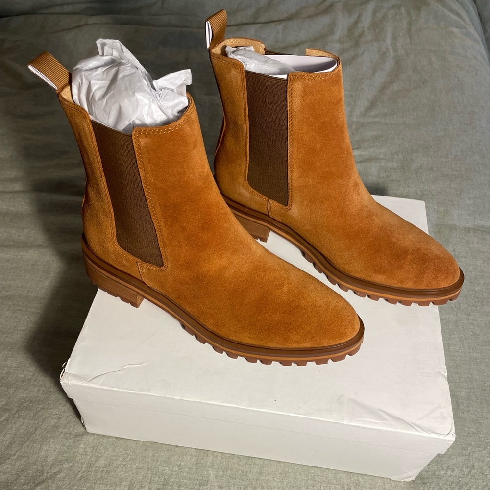 Quince Women's Tan Ankle Boots